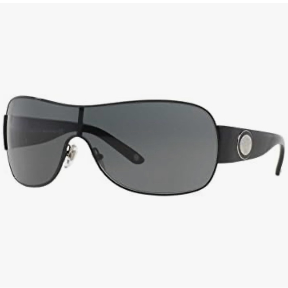 Versace 2101 Medusa Black Shield Sunglasses